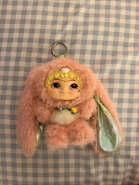 Wakuku Bunny Keychain Plush Charm